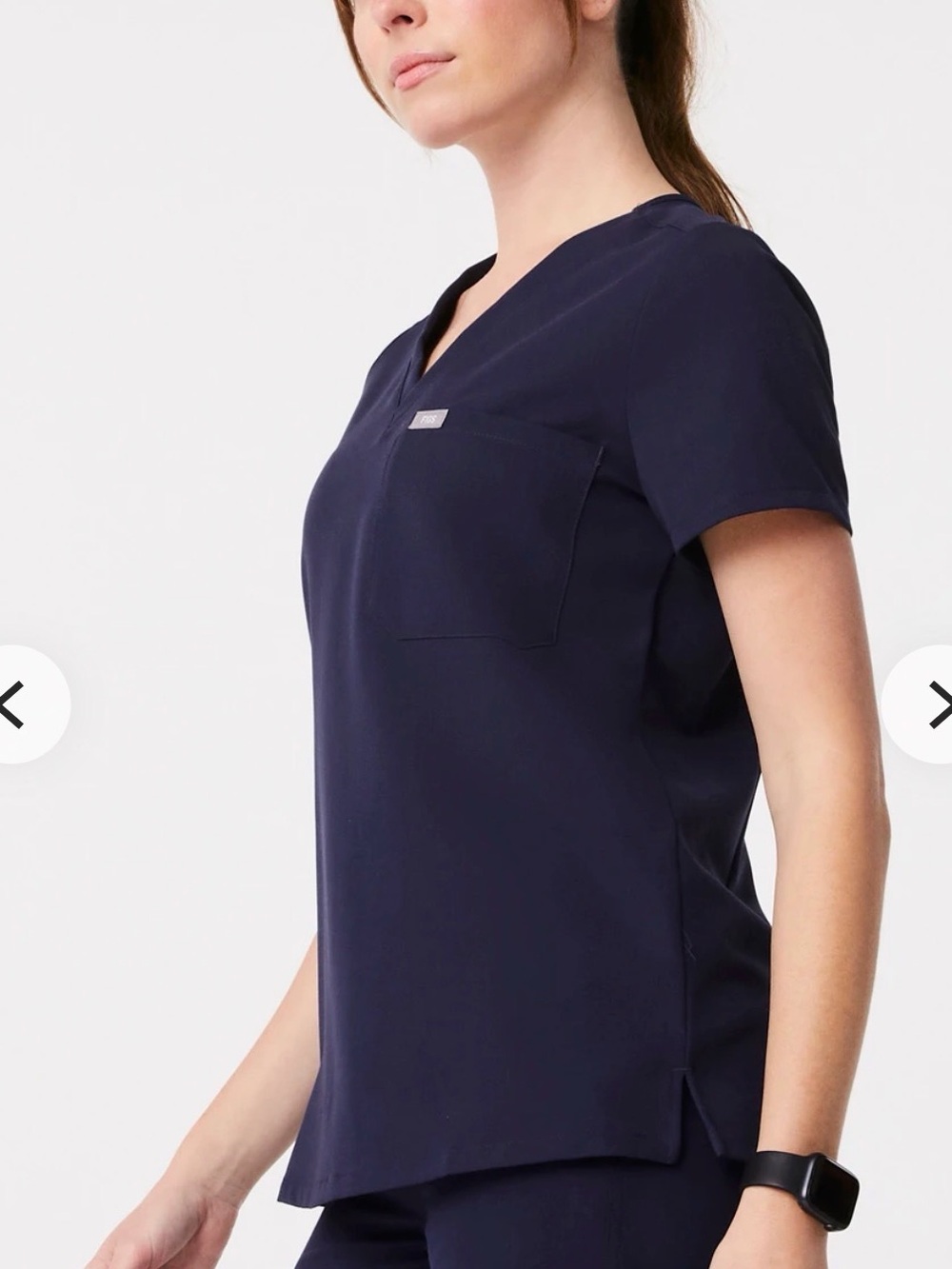 Figs Catarina Scrub Top XS and Limited Edition Nepal Scrub Pants XSP, Navy - Picture 14 of 16